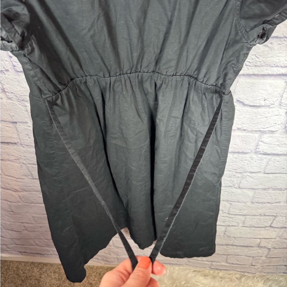 Converse solid black casual dress vneck women’s size large - Picture 6 of 10